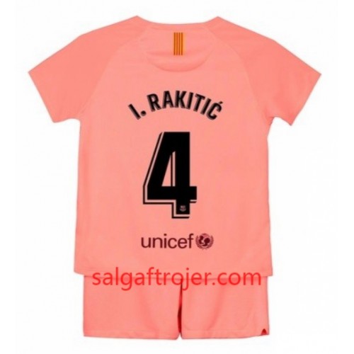 FC Barcelona Fodboldtrøjer I.Rakitic 4 Børn 3. sæt 2018/19 Kort ærmer FC Barcelona Fodboldtrøjer I.Rakitic 4 Børn 3. sæt 2018/19 Kort ærmer